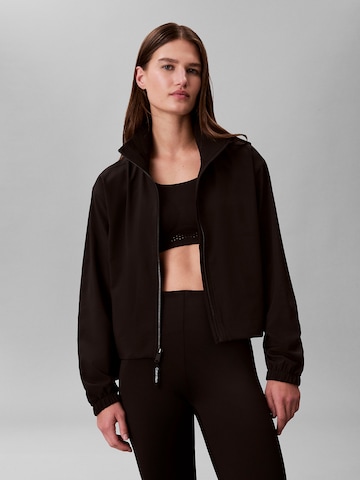 Calvin Klein Sport Athletic Jacket in Black: front