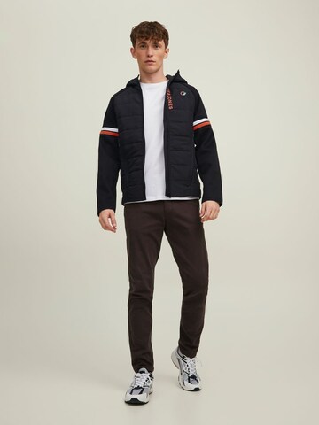 JACK & JONES Overgangsjakke 'Logan' i sort