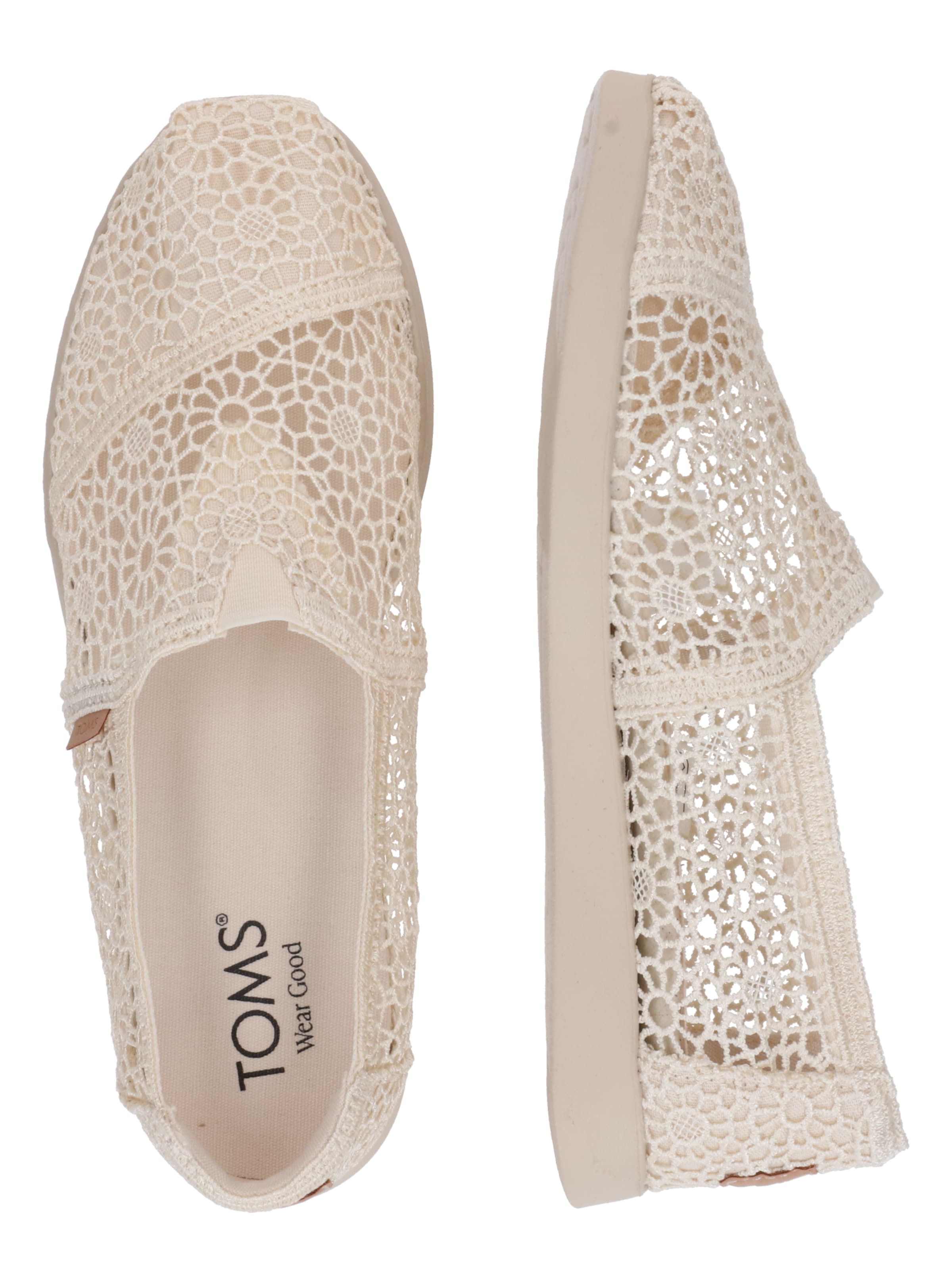 TOMS Slipper in Beige