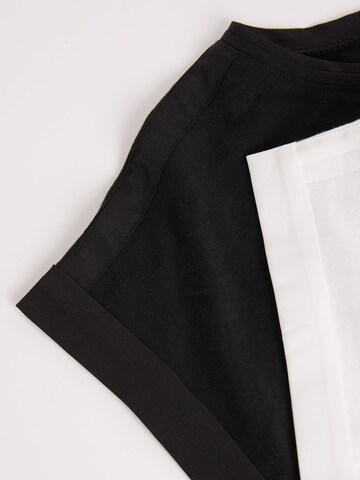 love & roses Shirt in Zwart