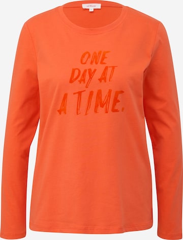 T-shirt s.Oliver en orange : devant