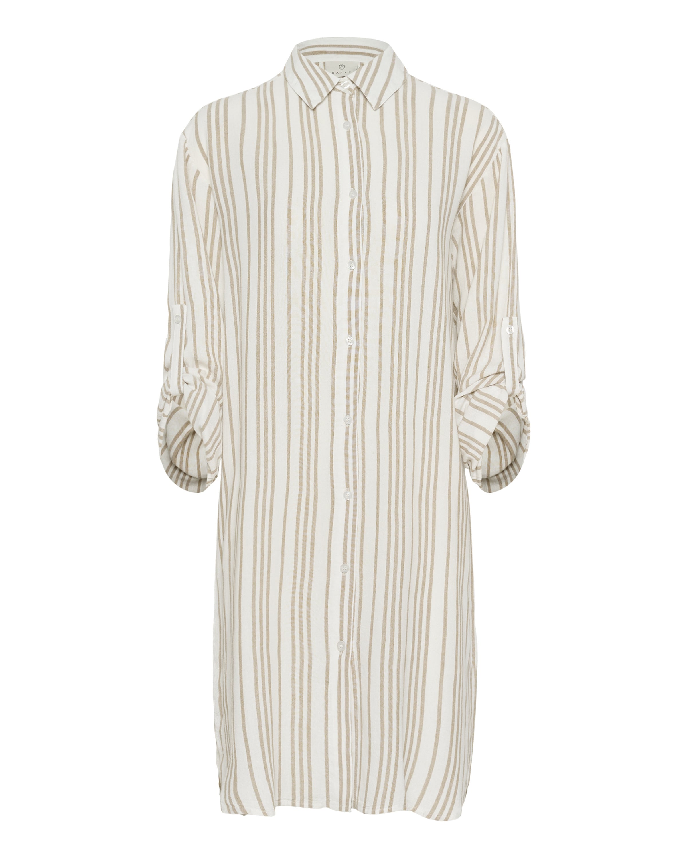 Kaffe Blusekjole 'Milia' i hvid: forside