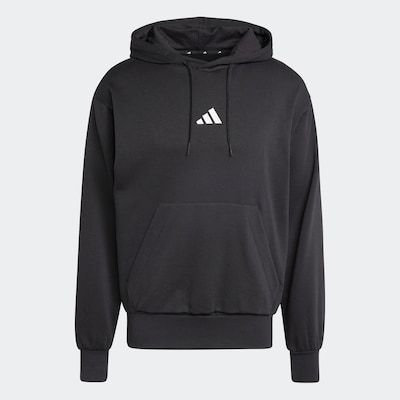 ADIDAS SPORTSWEAR Sportiska tipa džemperis 'FEELCOZY', krāsa - melns / balts, Preces skats
