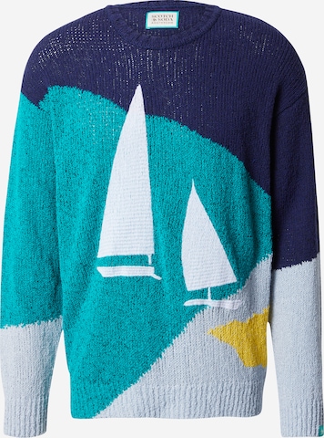 SCOTCH & SODA - Jersey en azul: frente