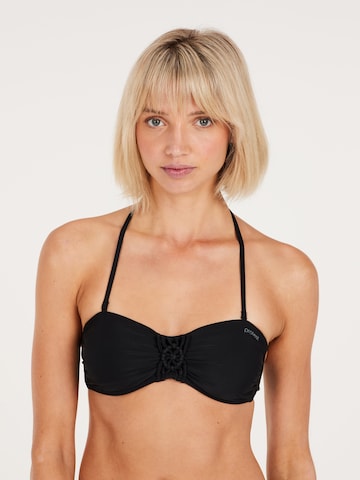 PROTEST Bandeau Bikini 'PRTSOLEMAN' in Zwart