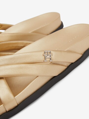 TOMMY HILFIGER Mules in Gold