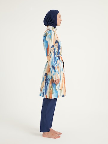 Riva Mera by Marina High neck Baddräkt i blå