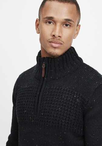 INDICODE JEANS Sweater 'Oslo' in Black
