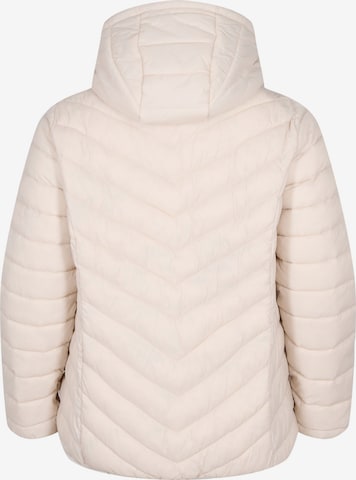 Zizzi Jacke 'CASALLY' in Creme | ABOUT YOU