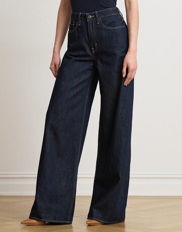 Lauren Ralph Lauren Wide leg Jeans in Blauw: voorkant
