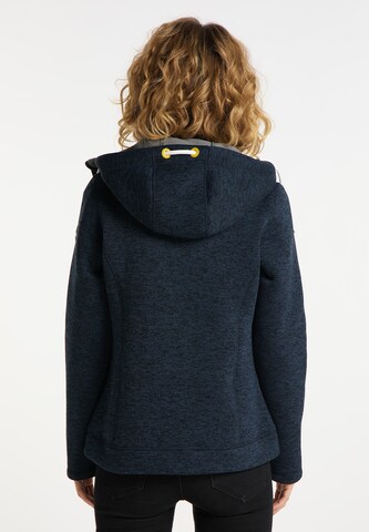 Schmuddelwedda Fleece jas in Blauw