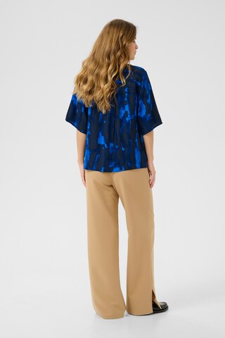 CULTURE Blouse 'Ashley Chaina' in Blauw
