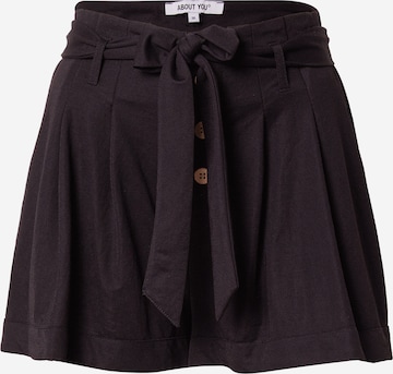 ABOUT YOU Loosefit Shorts 'Naya' in Schwarz: predná strana