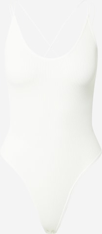 BDG Urban Outfitters Koszula body w kolorze biały: przód