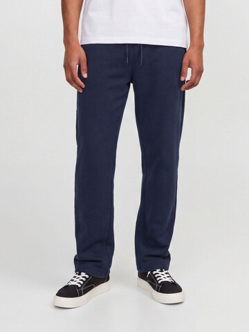 JACK & JONES Wide Leg Hose in Blau: Vorderseite