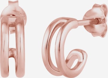 ELLI Ohrringe Creole in Gold: Vorderseite