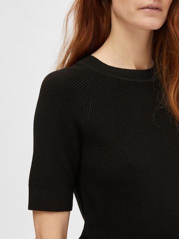 SELECTED FEMME Pullover ' ELINNA' in Schwarz