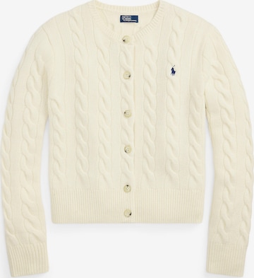 Cardigan Polo Ralph Lauren en beige : devant
