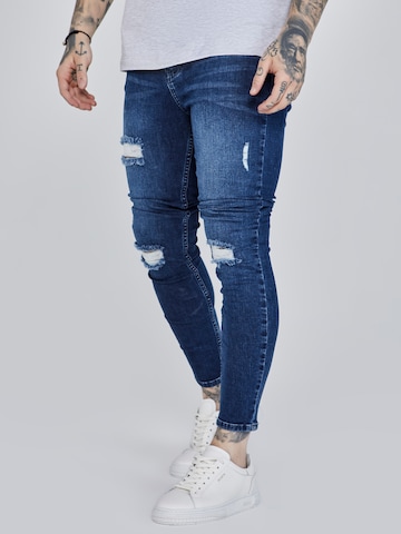 Coupe slim Jean SikSilk en bleu