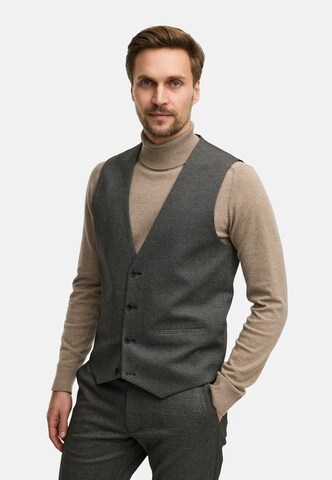 Gilet de costume 'Luca' JEFF en gris : devant