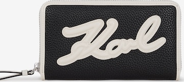 juoda Karl Lagerfeld Piniginė 'Skuare': priekis