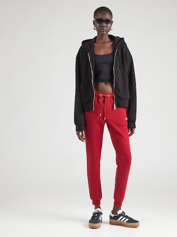 19V69 ITALIA Zúžený Kalhoty – červená