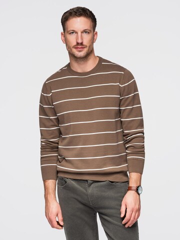 Ombre Sweater 'OM-SWSW-0143' in Brown: front