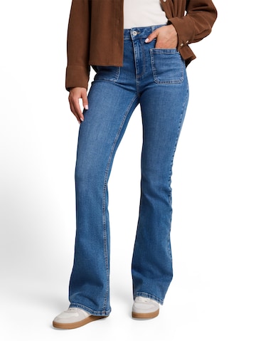 Bootcut Jean 'STELLA' TOM TAILOR en bleu : devant