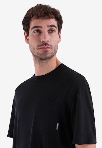 ICEBREAKER - Camiseta funcional 'Tech Lite III' en negro