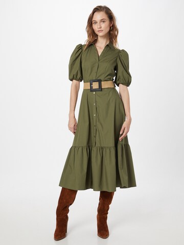 River Island Shirt Dress in Green