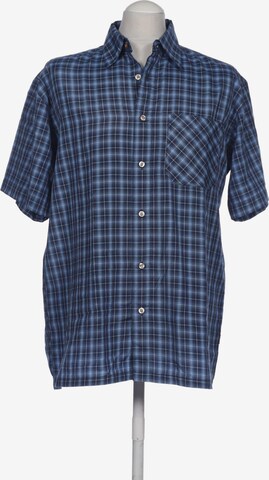 Maier Sports Button Up Shirt in M-L in Blue: front