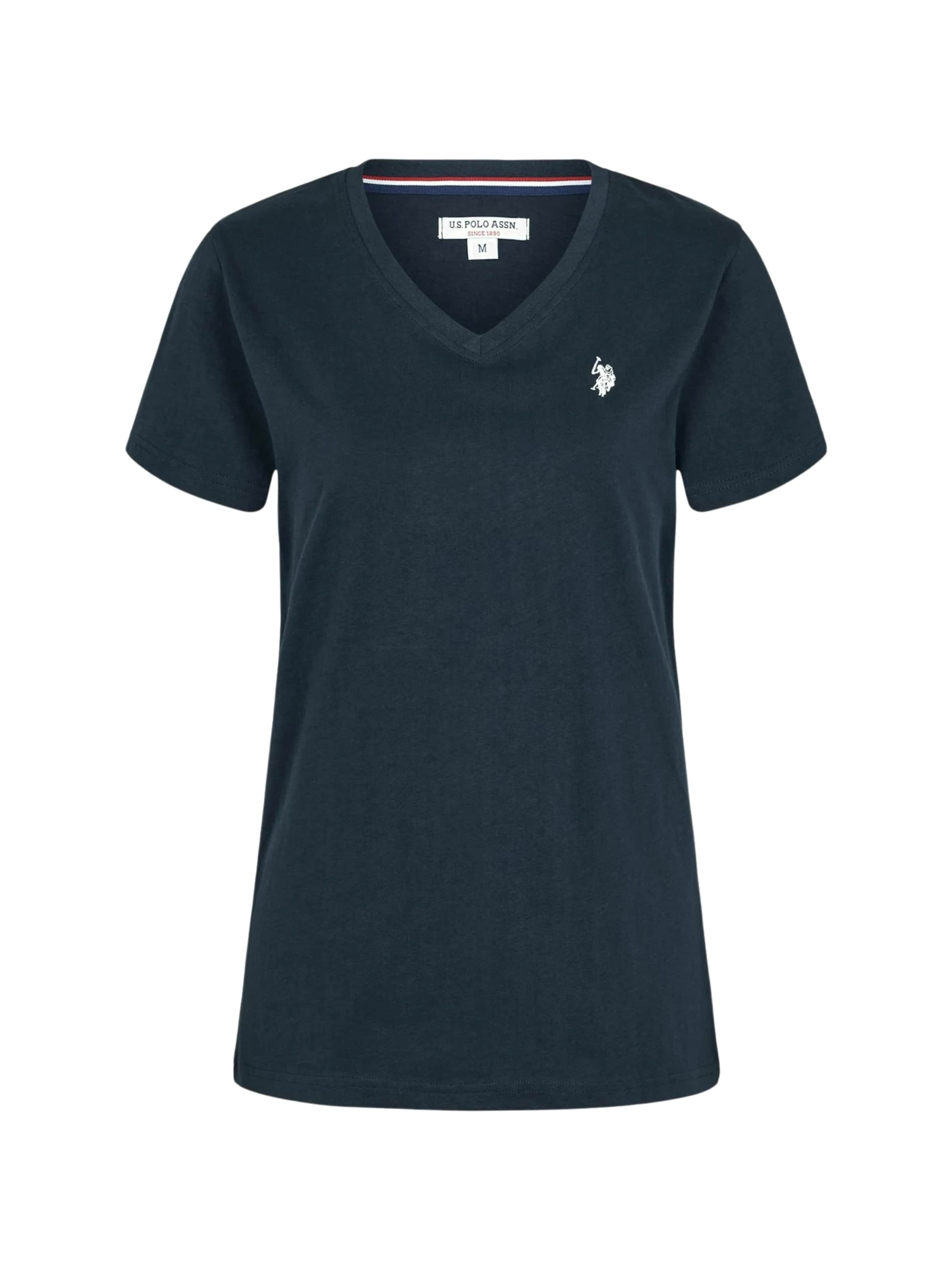 T-shirt U.S. POLO ASSN. en bleu : devant