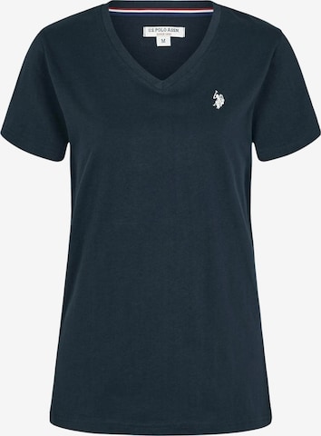 U.S. POLO ASSN. Top in Blauw: voorkant