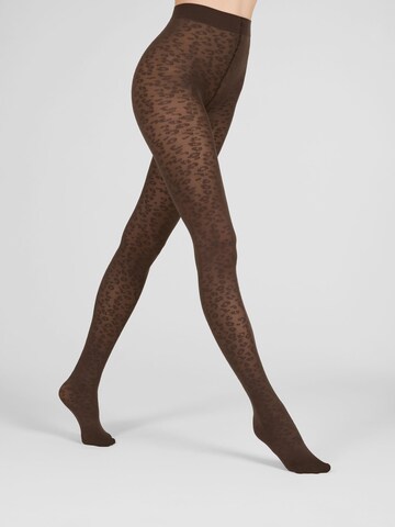 camano Fine tights in Brown: front