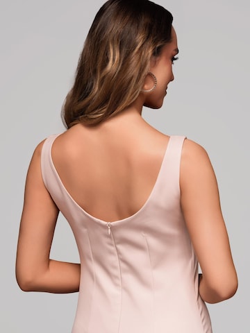 Ombre Evening dress in Beige