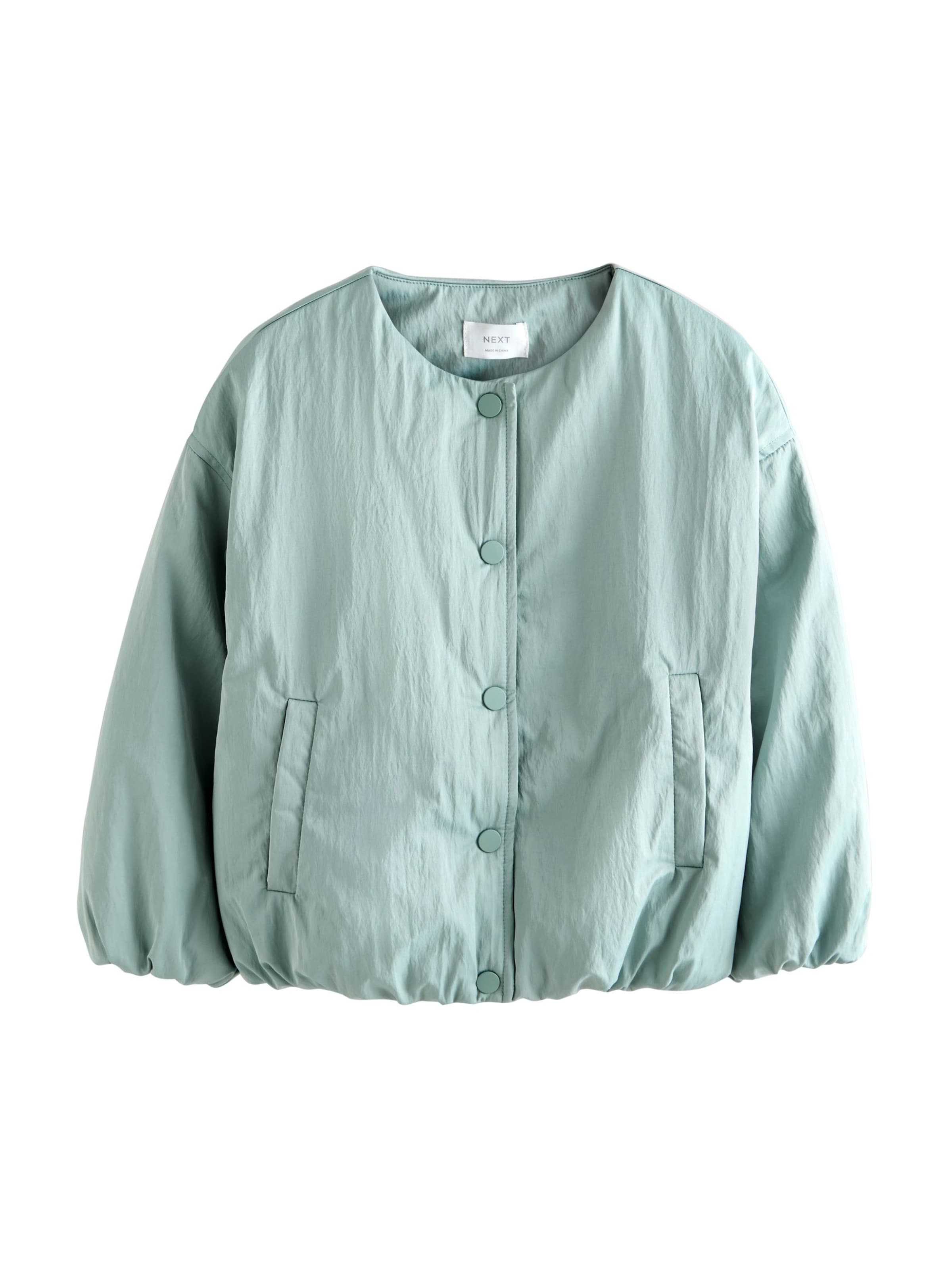 Next Tussenjas in Groen: voorkant