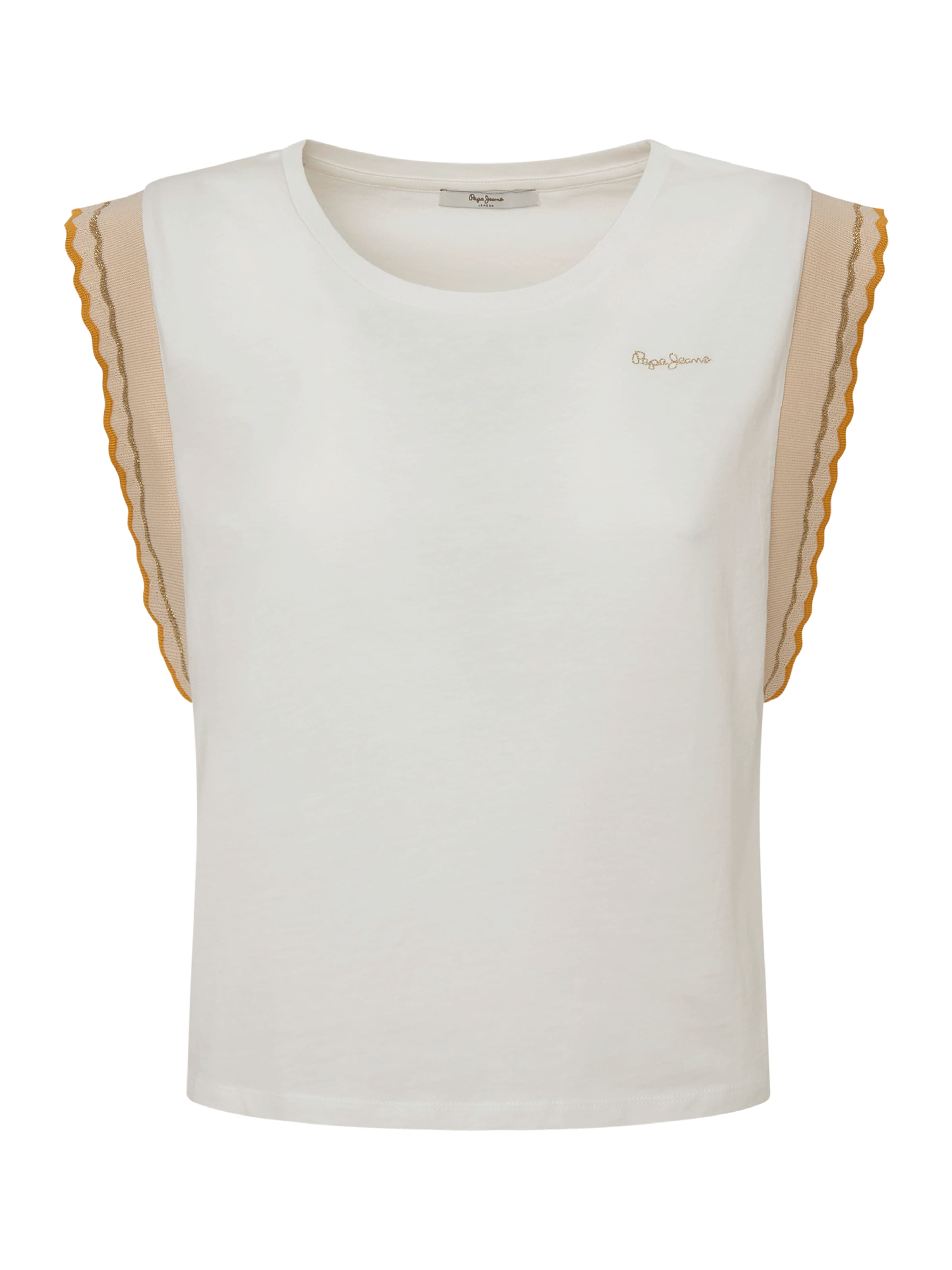 balts Pepe Jeans T-Krekls 'Edma': no priekšpuses