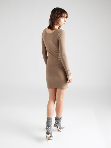 PIECES Dress 'KITTE' in Brown