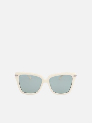 FERRAGAMO Sunglasses in Beige: front