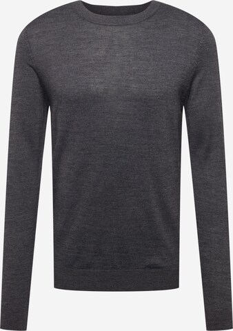 SELECTED HOMME - Pullover 'Town' em cinzento: frente