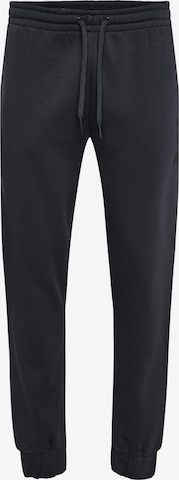 Hummel Tapered Sportbroek in Zwart: voorkant