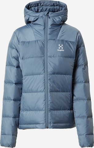 Veste outdoor 'Bield' Haglöfs en bleu : devant