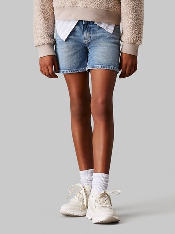 Calvin Klein Jeans Обычный Джинсы в Синий: спереди