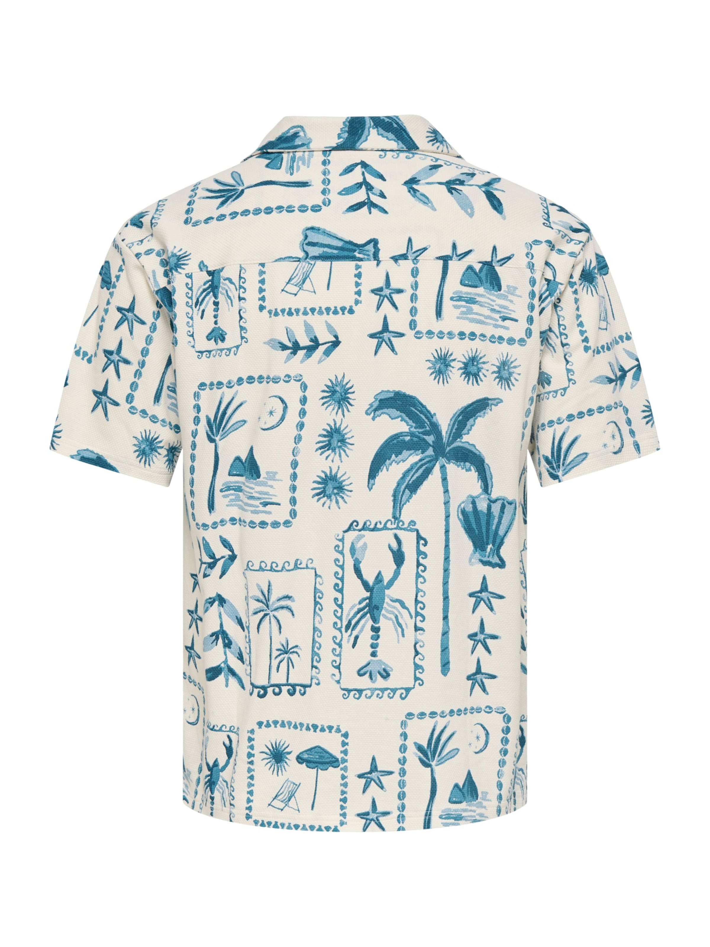 Only & Sons Comfort fit Koszula 'ONSPIERO' w kolorze biały