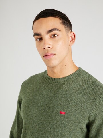 LEVI'S ® Pulóver 'Original HM Sweater' - zöld