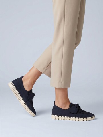 ILSE JACOBSEN Slipper 'Tulip' in Blau: Vorderseite