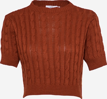 Pull-over 'KAYA' WAL G. en marron : devant