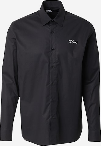 Karl Lagerfeld Slim Fit Paita värissä musta: etupuoli