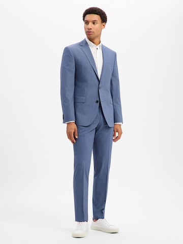 BENVENUTO Slim fit Suit 'Mario Messina' in Blue: front