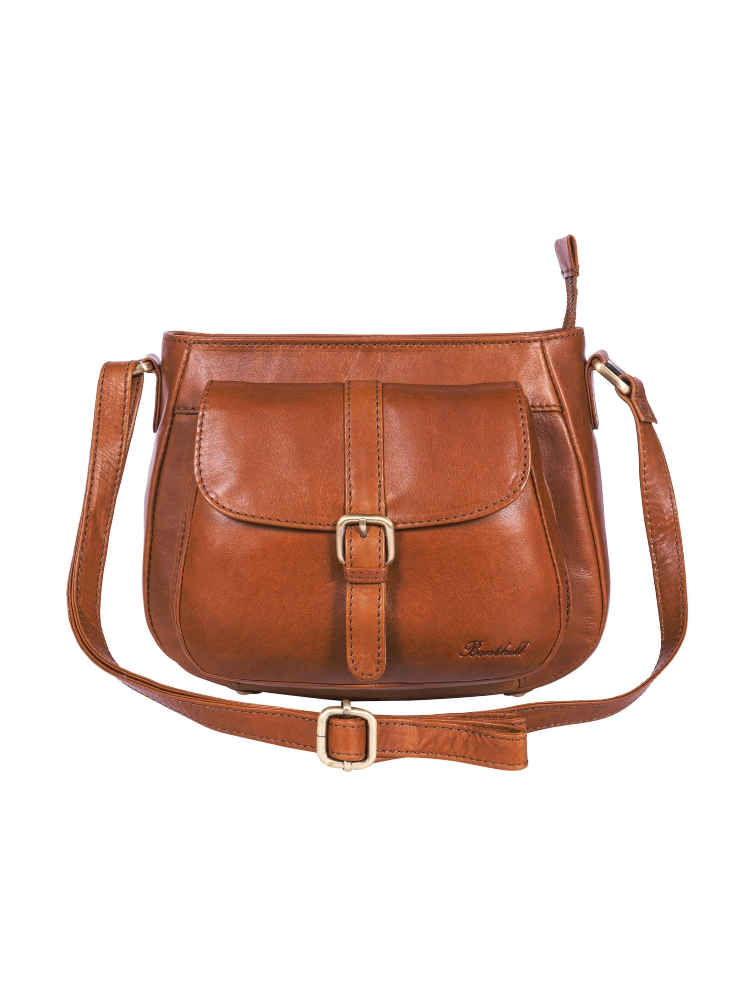 Benthill Shoulder Bag in Brown: front